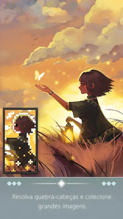 Ais (Eyes): Nonograma — ilustração revelada ao resolver a grelha